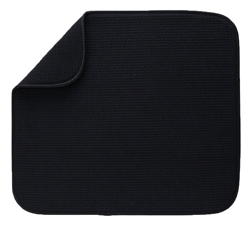 1 Pieza Alfombra De Secado De De Negro Los 40.5x45.5cm