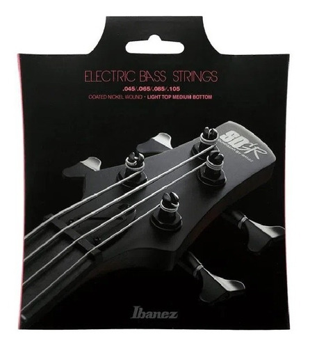 Ibanez Iebs4c Cuerdas De Bajo Bass 4 Light Medium 45-105 