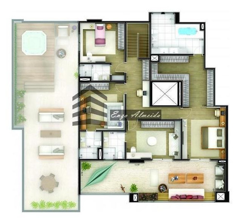 Apartamento Para Venda Em Piracicaba, Nova Piracicaba, 3 Dormitórios, 3 Suítes, 3 Vagas - 1780_1-1788751