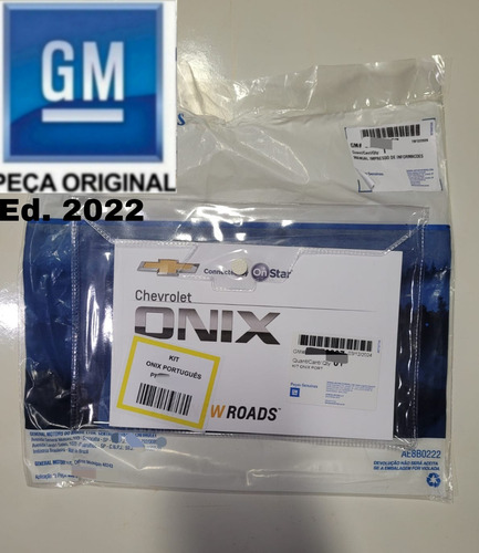 Manual Do Proprietário Do Gm Onix 2022/2023 Original