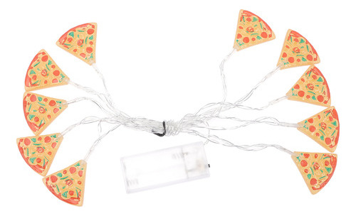 Cadena de luces LED, 20 luces LED, funciona con cadena de luces para pizza [u]