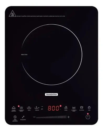 Cooktop Indução 1 Boca Slim Touch Portátil El30 Tramontina