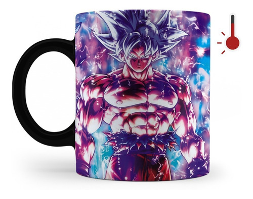 Taza Mágica Dragon Ball Goku Ultra Instinto Anime