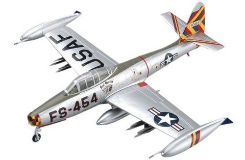 Fácil Modelo F-84g De Thunder Jet Four Queens - Olie Volado 