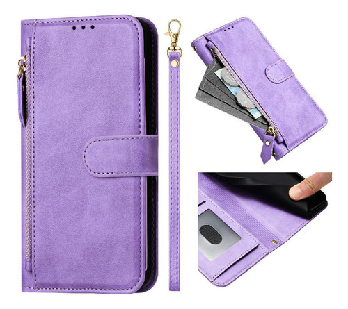 Funda Abatible For Oukitel C51 Titular De La Tarjeta Pu