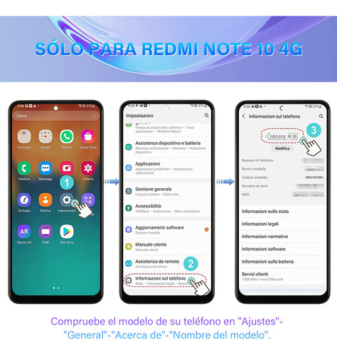 Pantalla Táctil Lcd Para Redmi Note 10s/note 10 4g Con Marco