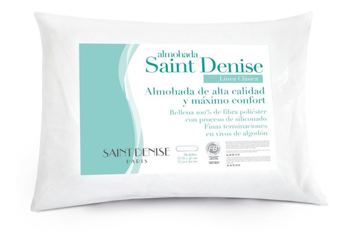 Almohada Clasica Con Relleno Siliconado Saint Denise 70x50