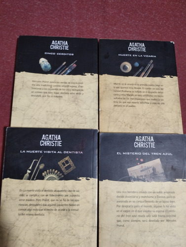 Lote X 4 Novelas Policiales De Agatha Christie. Olivos. (Usado)