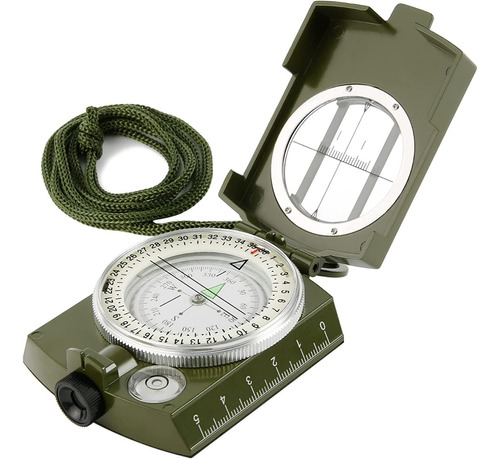 Brújula Militar Multifunción Con Inclinómetro Ip - Lumino