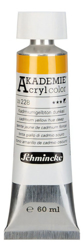 Tinta Acrílica Schmincke 60ml 228 Cadmium Yellow Hue Deep