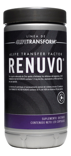 Renuvo 4 Life Transfer 120 Capsu - Unidad a $185000