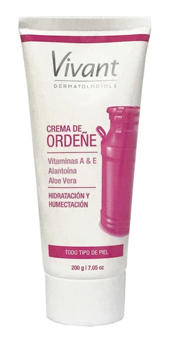 Crema De Ordeñe Vivant Con Vitamina A & E X200g X12 Unidades