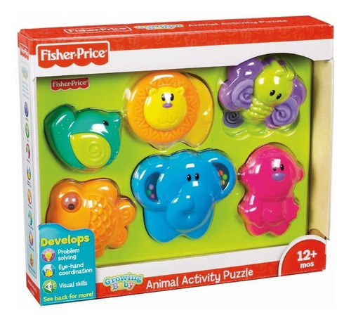 Rompecabezas De Animalitos Fisher Price Nuevo W3110