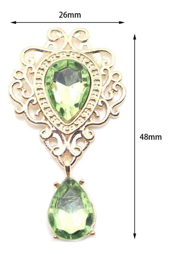 10 Piezas De Adorno De Diamantes De Imitación Para Hacer