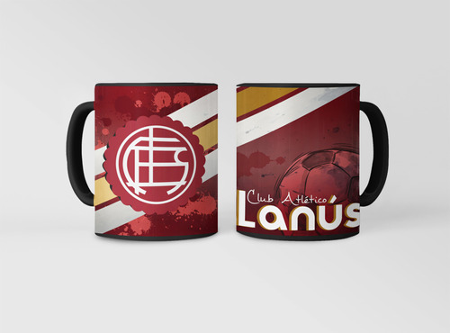 Taza Equipo De Fútbol Argentino Lanús Pasión Granate