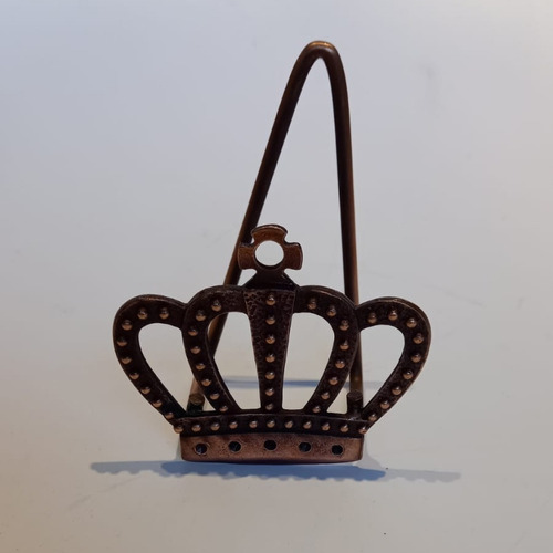 Imagen 6 de 7 de Servilletero Metal Corona Cobre Vintage Chapadeco