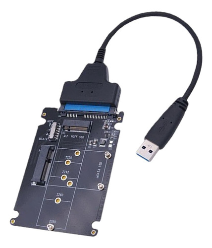 Adaptador Ngff Msata Para Sata, Interface Hdd M.2 Pci E B Ou