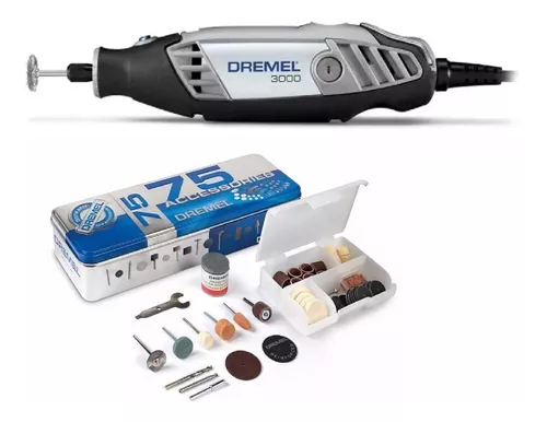 Minitorno Dremel 3000 10 Accesorios + Caja De 75 Accesorios