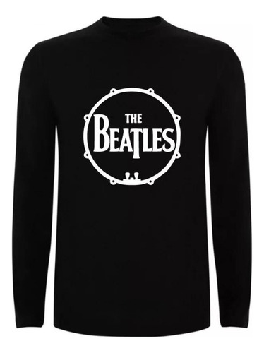 Polera 100% Algodon Manga Larga Diseño - Rock - The Beatles