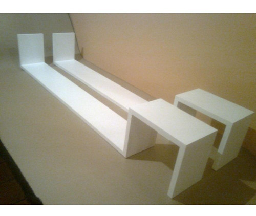 .::estante Repisa Flotante Invisible Melamina - Modulo- S::.