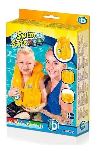 Imagen 2 de 10 de Chaleco Inflable Salvavidas Pileta Bestway Niños Oferta