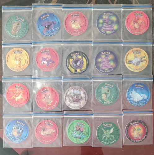 Tazos Pokémon Cambiatazos Lote De 81 Nuevos