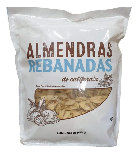 Almendras Rebanadas De California Kirkland Signature 908 Grs