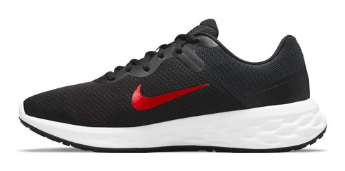 Tenis Nike Revolution 6 Next Nature-gris/rojo