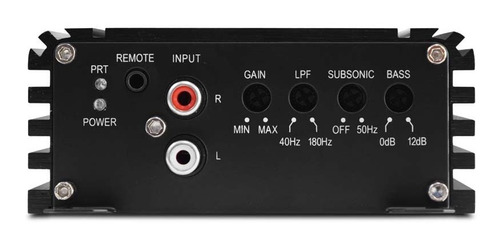Imagen 3 de 8 de Amplificador Compacto Jc Power Rmini-2400.1 Clase D 1 Ch