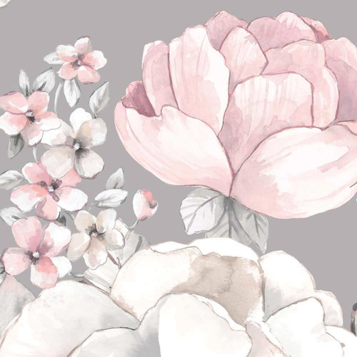 Lambs & Ivy Signature Botanical Baby Acuarela Floral Algodón