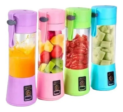 Mini Licuadora Portatil Recargable De 6 Cuchillas Inc/envio