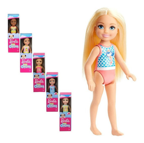 Barbie Chelsea Surtido De Playa