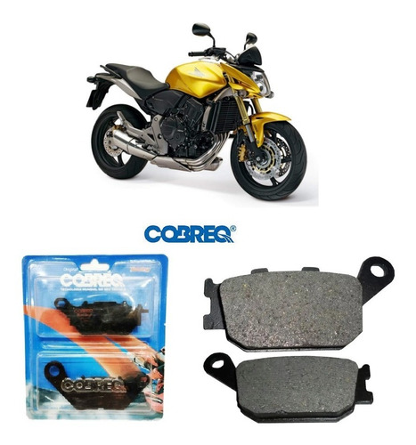 Jogo Pastilha Freio Traseiro Honda Cb600 Hornet 2013 Cobreq