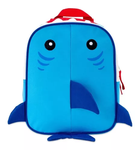 Bolso Escolar 3D Estilo Tiburon para Niños Mochila de Bebe Material de Lona  Bags