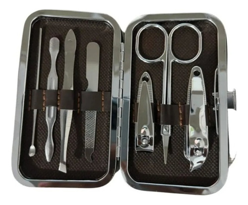 Set Manicure 7 Piezas Inoxidable Pedicure Kit Cortauñas