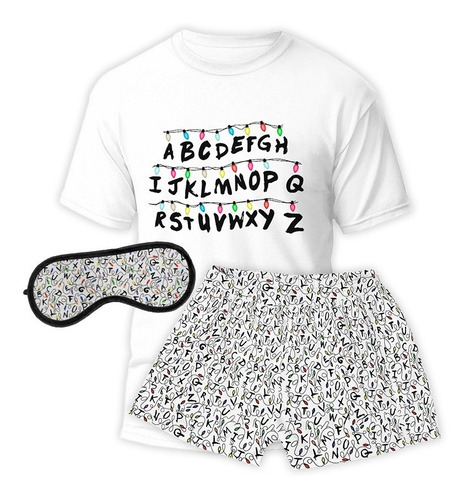 Pijama De Verano Stranger Things Hombre, Mujer, Niños