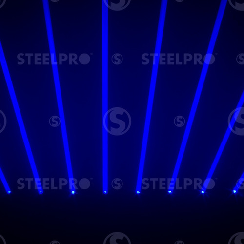 Imagen 5 de 5 de Barra Laser Luces Dj Azul 8 X 500mw - Melody By Steelpro