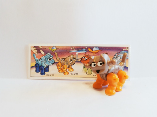 Kinder Perro Espacial K04 57 Con Cartina Original