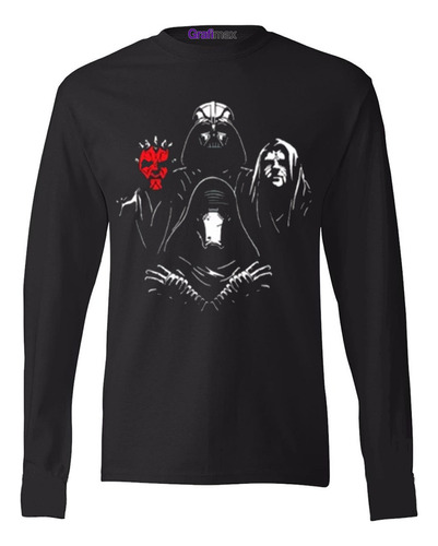 Polera Manga Larga Star Wars Bohemian Dark Side Grafimax