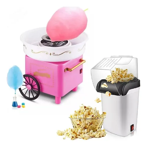 comprar Máquina Algodón Azúcar Y Palomitas Maíz Popcorn