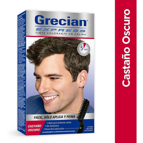 Tinte Grecian Express Castaño Oscuro 3 Pack