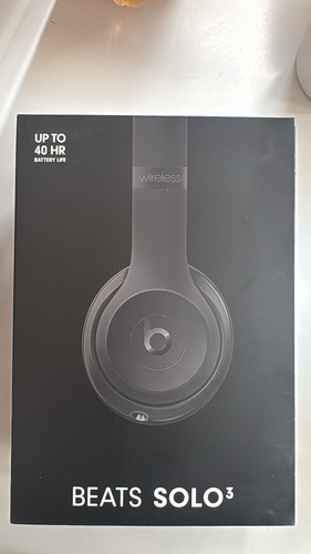 Audífonos Beats Solo3 Wireless Matte Black On-ear Negro (Usado)