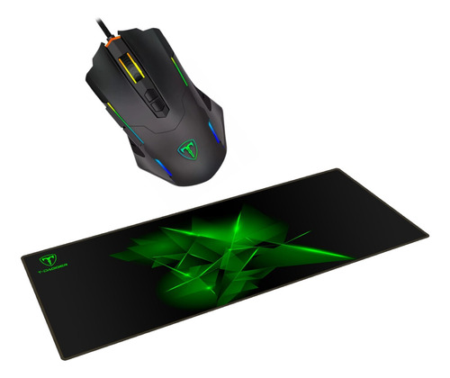 Combo Mouse Tdagger T-tgm206 Beifadier + Padmouse Geometry L