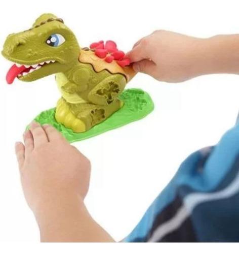 Plastilinas Dinosaurio Con Moldes Didactico Juguete 