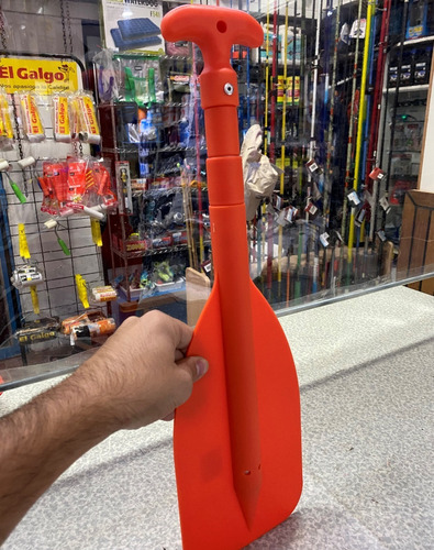 Imagen 3 de 8 de Pala Remo Mini Telescopico 3 Posiciones Kayaks Canoa Lanchas