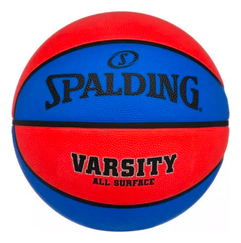 Pelota de básquet Spalding NBA Varsity ‎73-743E nº 7 color red/blue para entrenamiento de exterior