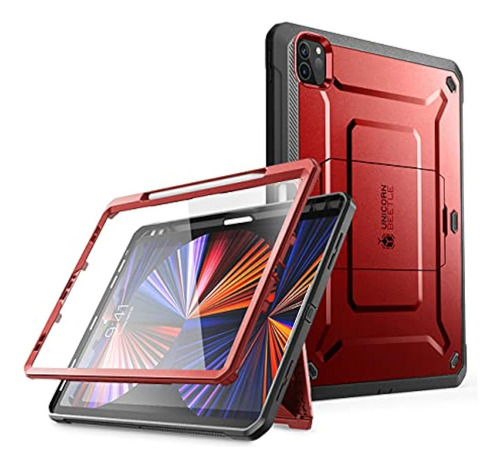 Funda Unicorn Beetle Pro Para iPad Pro De 11 Pulgadas Rojo