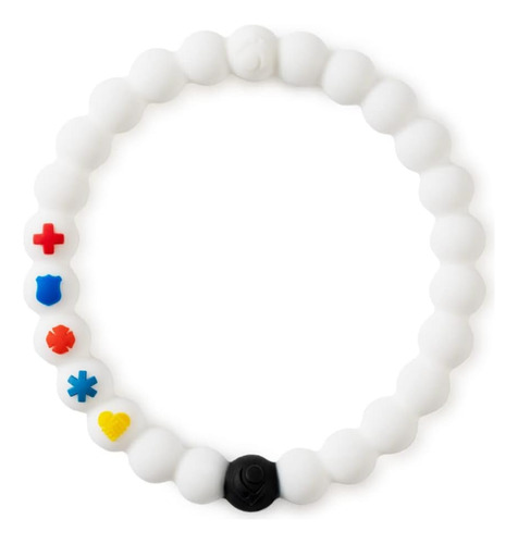 Lokai Pulsera De Cuentas De Silicona Para Socorristas Y De 7