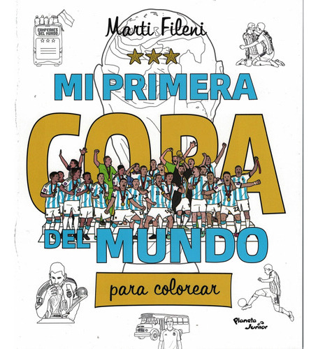 Mi Primera Copa Del Mundo Para Colorear-fileni, Martina-pl 