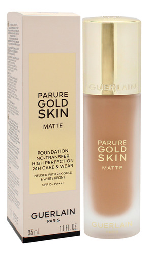 Foundation Guerlain Parure Gold Skin Matte 24h Wear Spf15